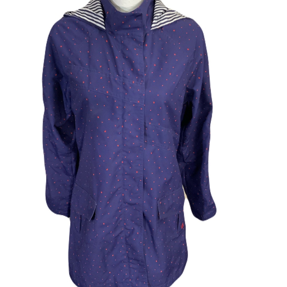 Volcom Navy and Red Dot Utility Jacket